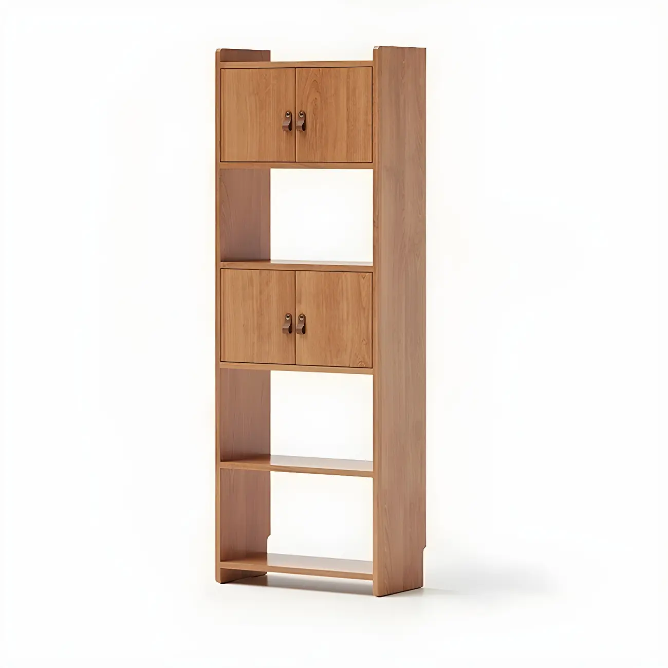 Rustic Brown Cabinets Storage Wood Bookshelf Image - 9 | homeyfad