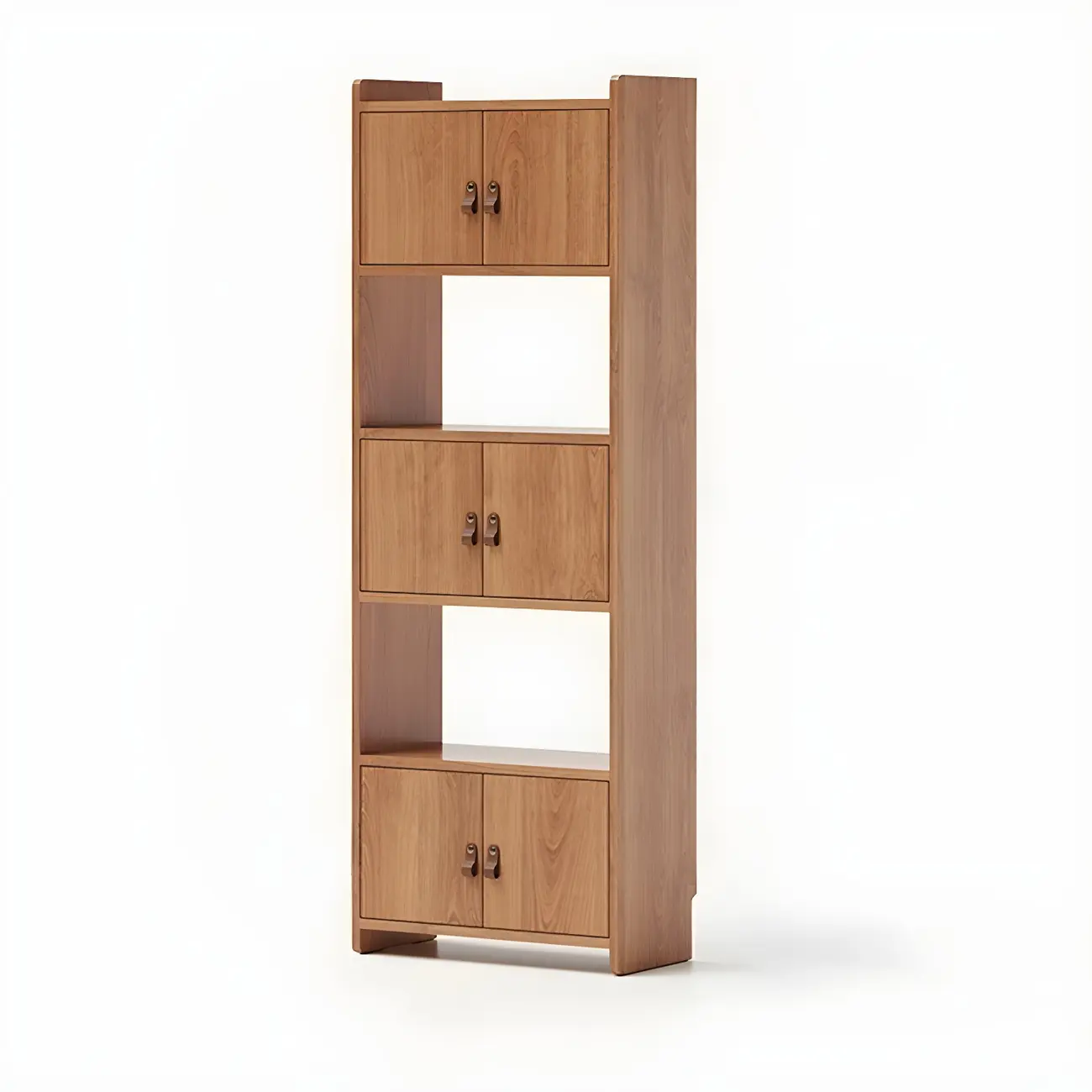 Rustic Brown Cabinets Storage Wood Bookshelf Image - 11 | homeyfad