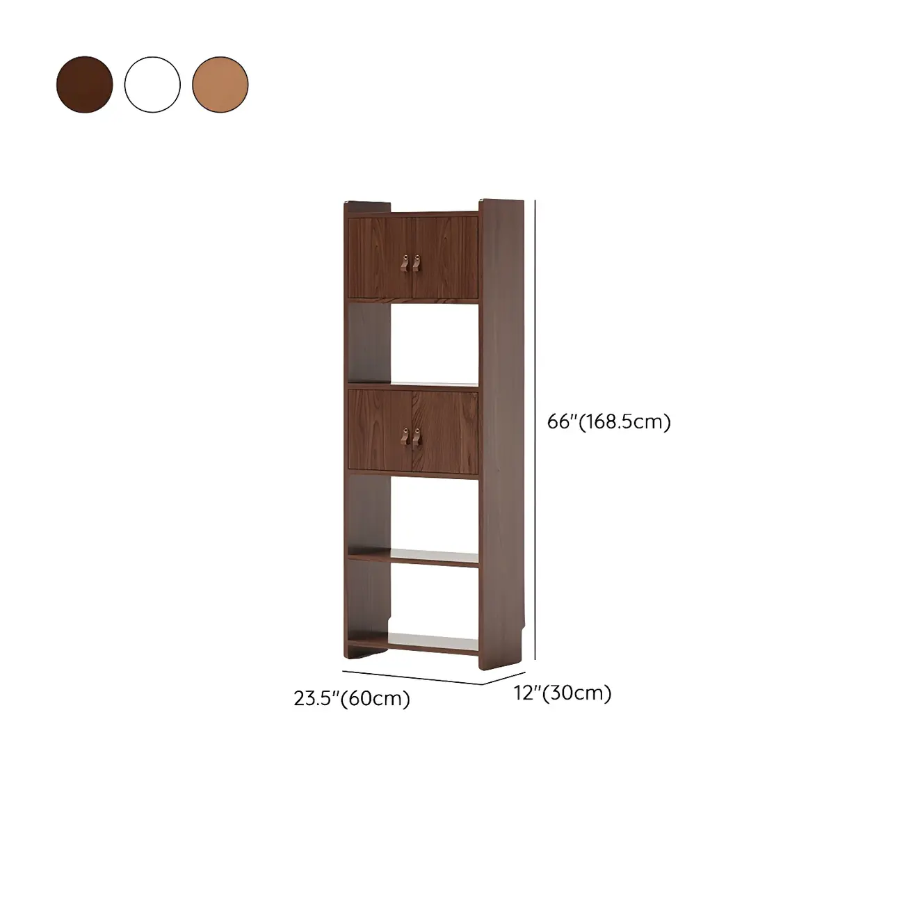 Rustic Brown Cabinets Storage Wood Bookshelf Image - 18 | homeyfad