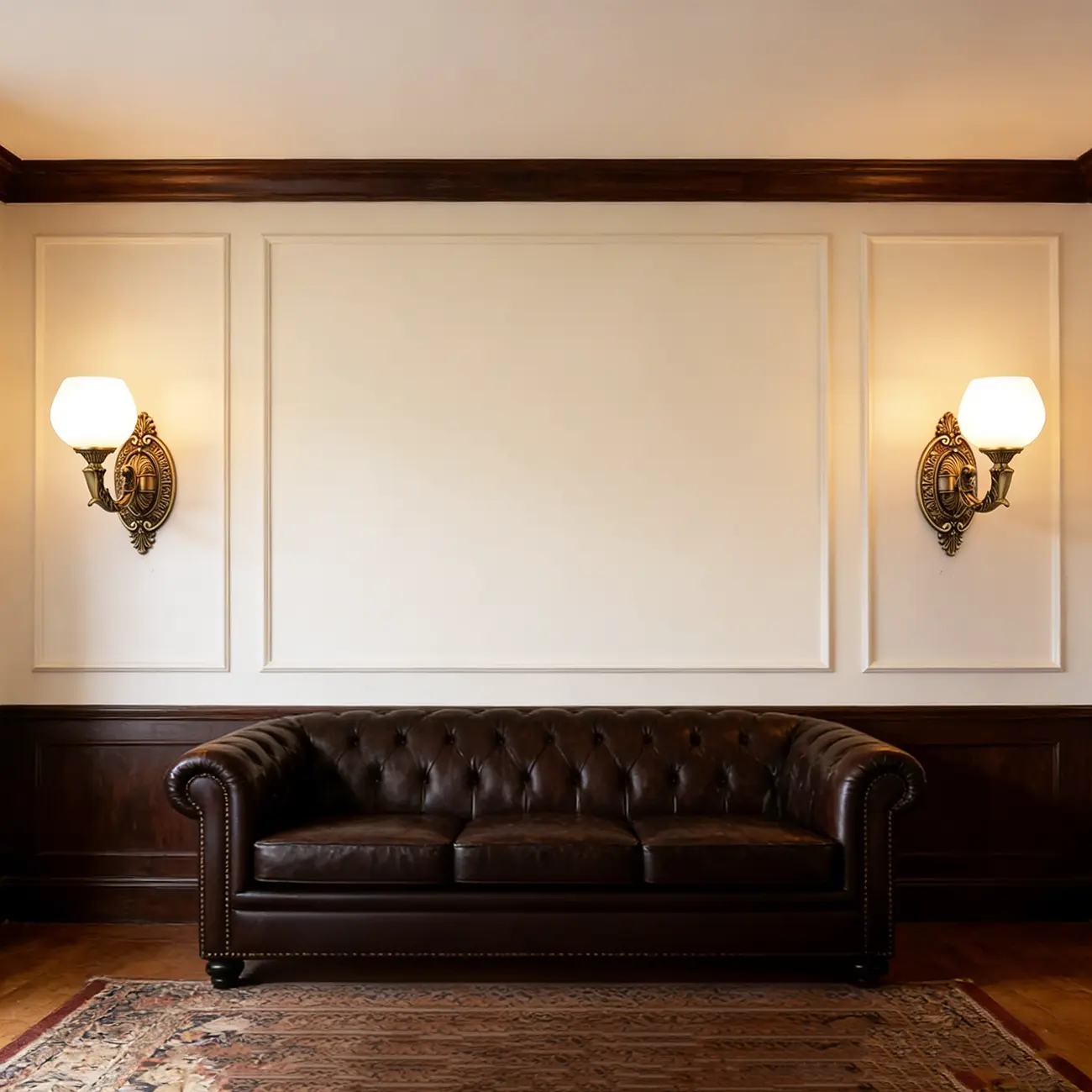 Vintage Brass Lotus Glass Shade Wall Sconce Light Image - 3 | homeyfad