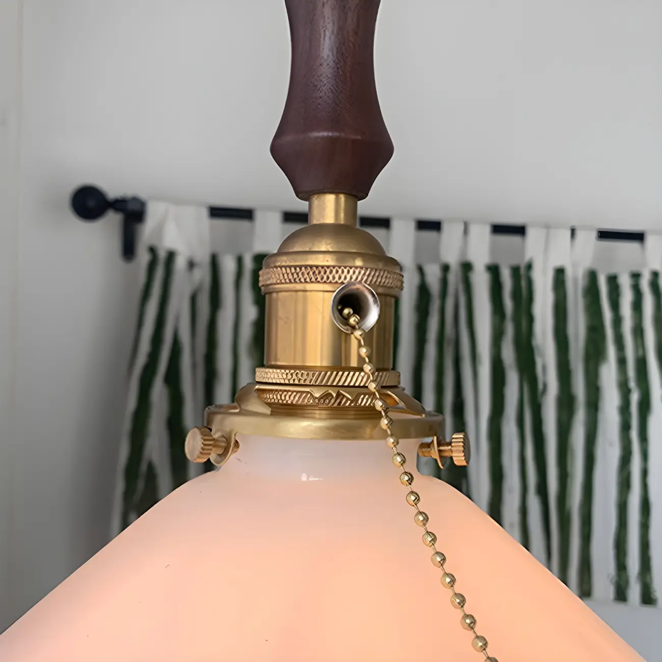 Modern Gold Accent Glass Flower Pendant Light  Image - 8 | homeyfad