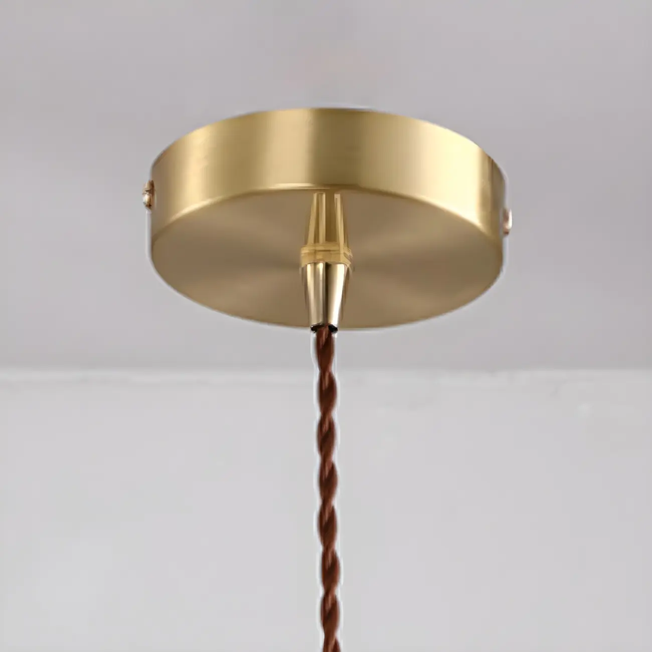 Modern Gold Accent Glass Flower Pendant Light  Image - 12 | homeyfad