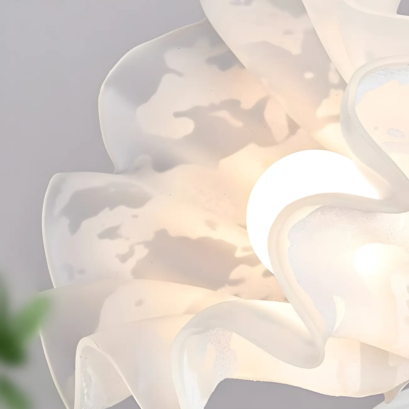 Elegant Mini Flower Semi Flush Mount LED Light for Indoor Image - 10 | homeyfad