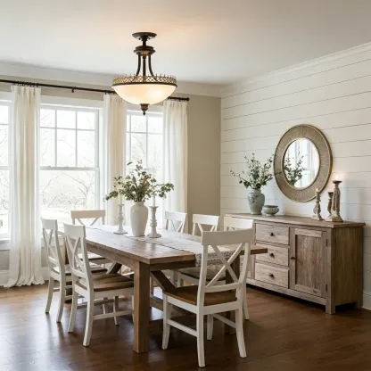 Traditional Black Round Frosted Glass Chandelier Image - 2