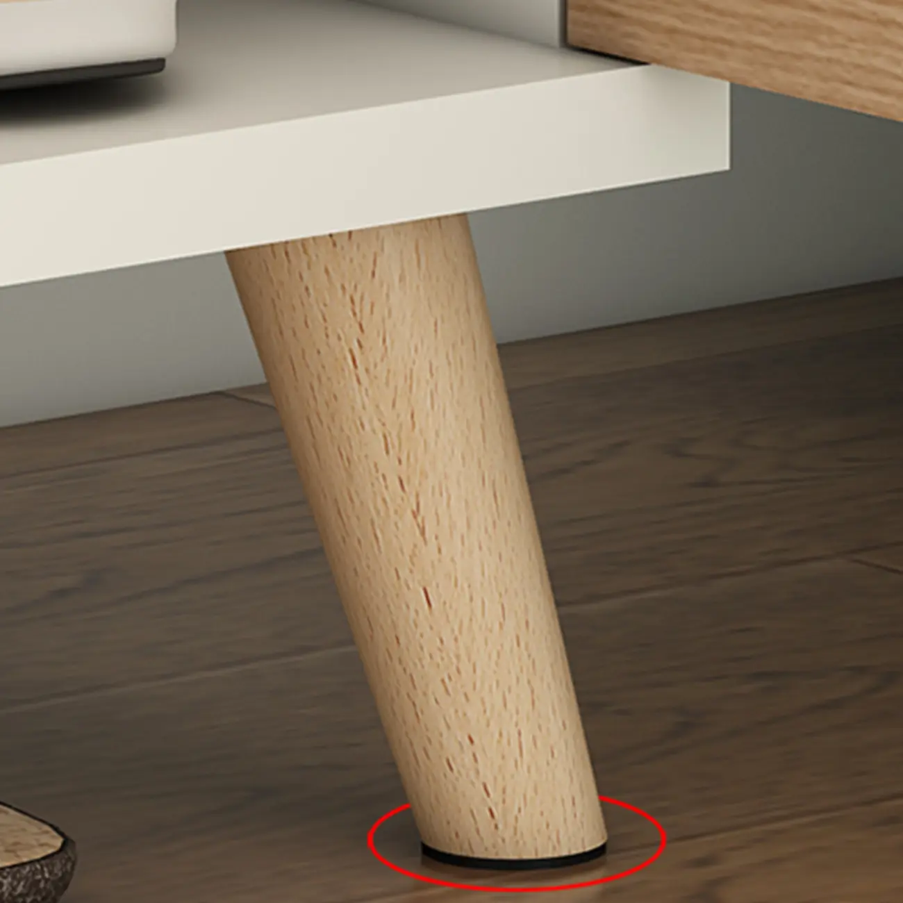 Modern White Wood Shoe Storage Bench with Cushion Image - 16 | homeyfad