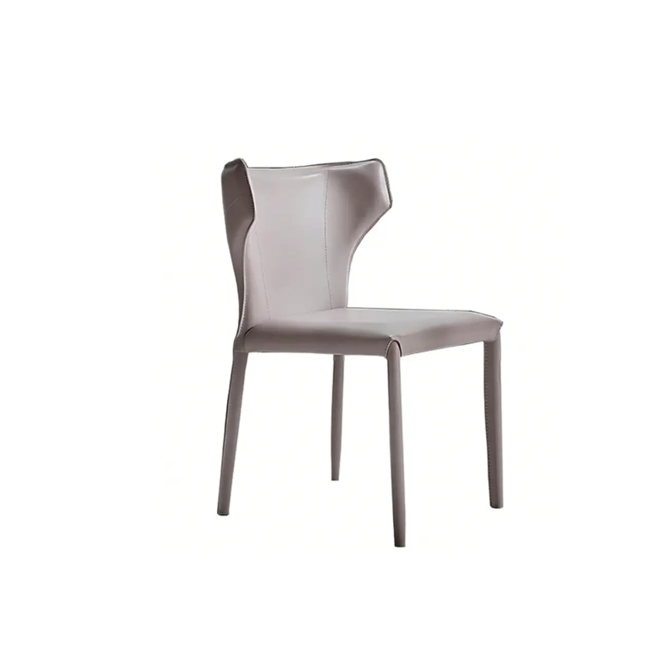 Mid Century Modern Modern Saddle Leather Dining Chairs Image - 8 | homeyfad