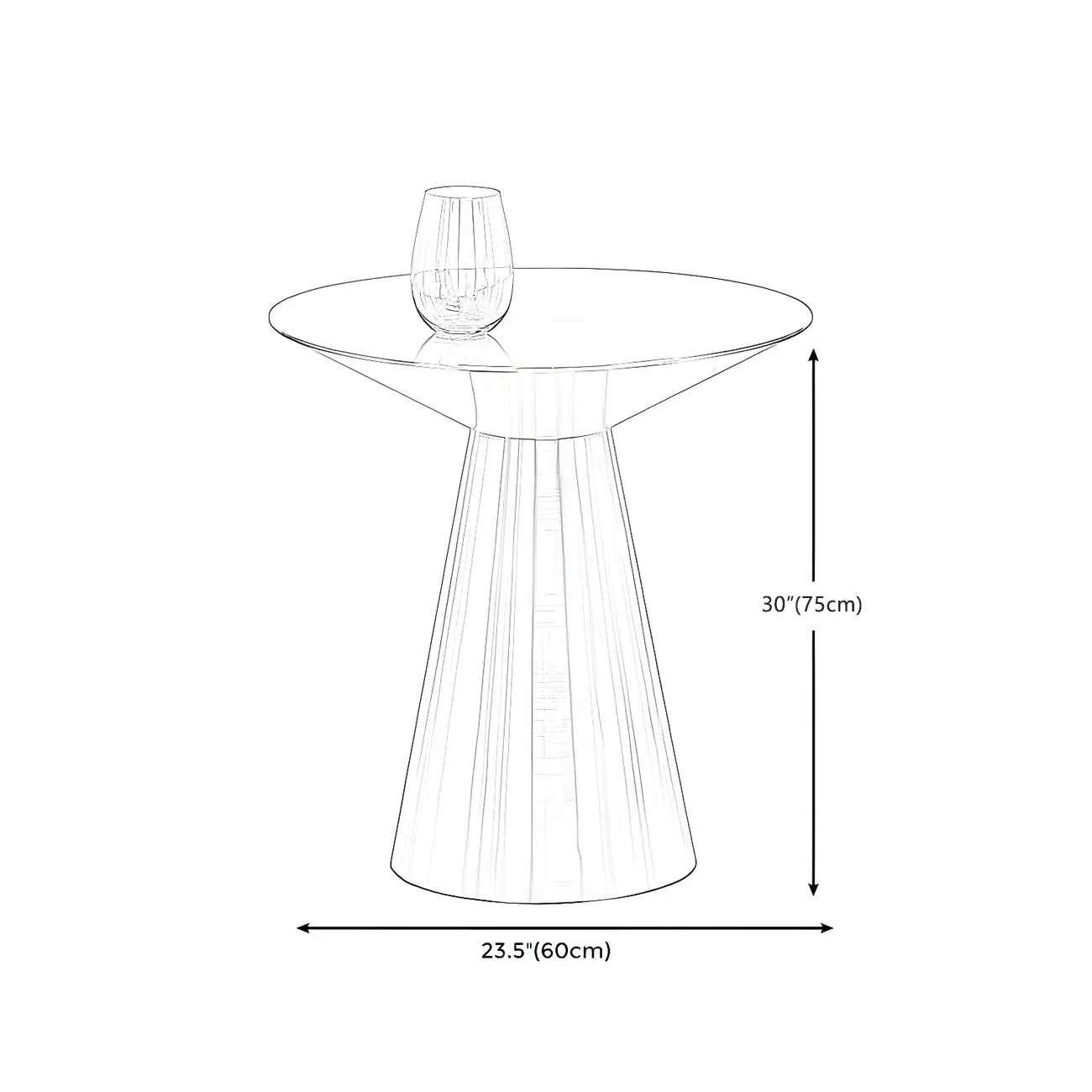 Minimalist Modern Silver Metal Side Table for Living Room Image - 15