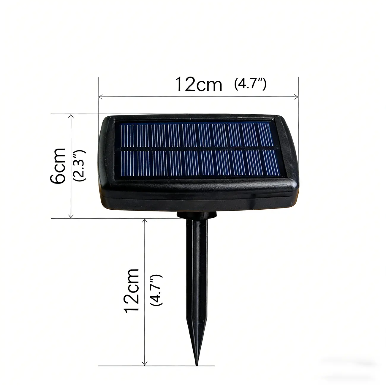 LED Solar Mini In-Ground Spotlight for Courtyard Garden #size | homeyfad