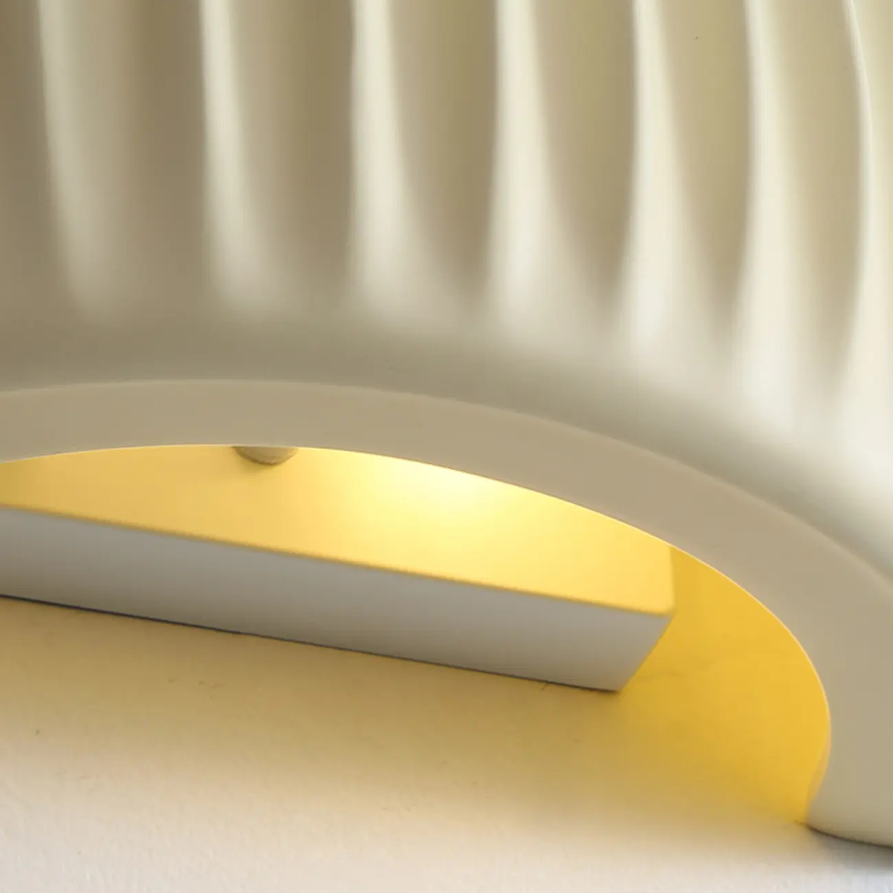 Modern White Wall Sconce with Resin Shade for Bedroom Decor | homeyfad