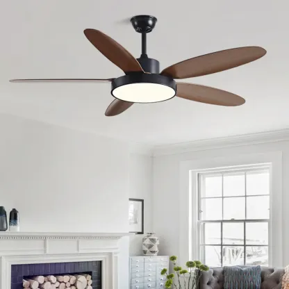 Simple Remote Control Ceiling Fan Dimmable Light for Living Room
