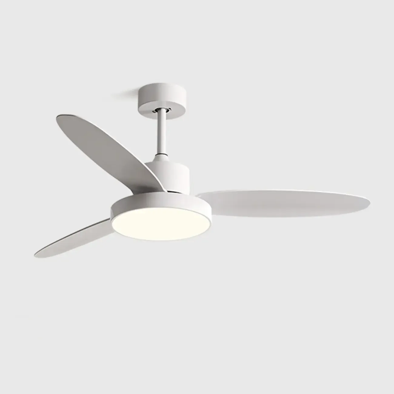 Simple Remote Control Ceiling Fan Dimmable Light for Living Room