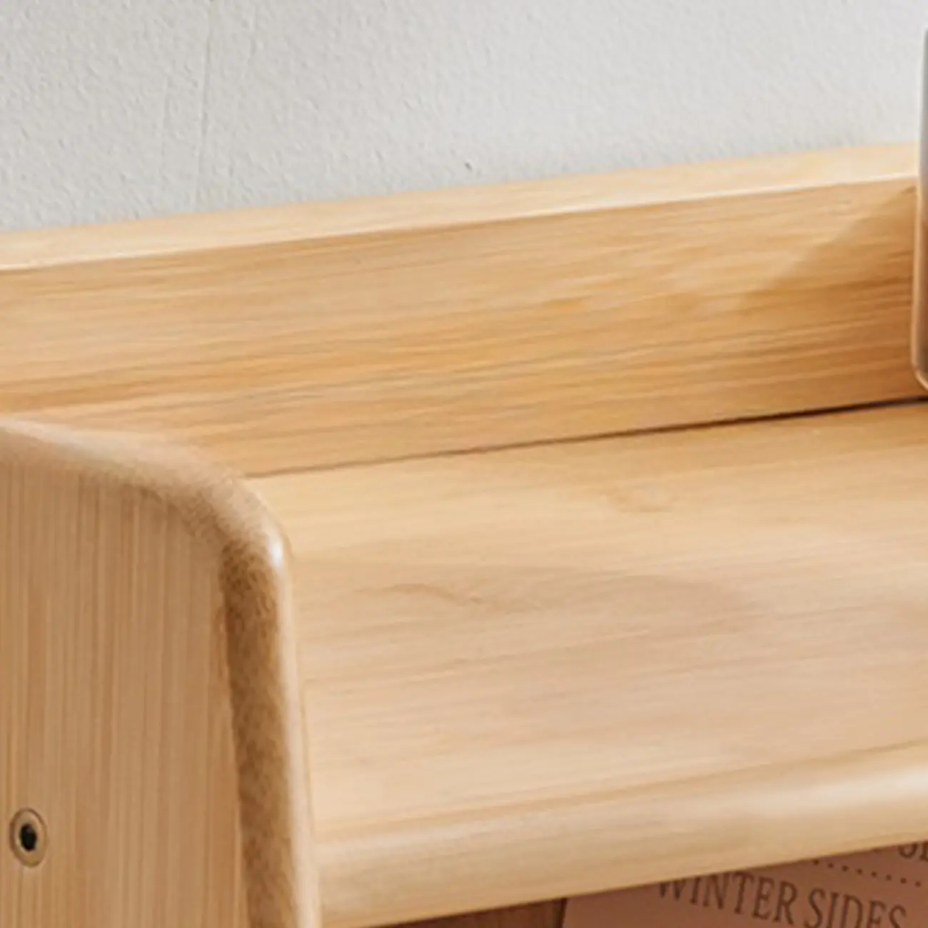 Antique Modern Wood Narrow Ladder Bookcase Image - 10 | homeyfad