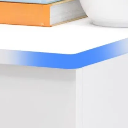 Stylish Wooden Filing Cabinet with Lock and Wheels for Office Image - 15