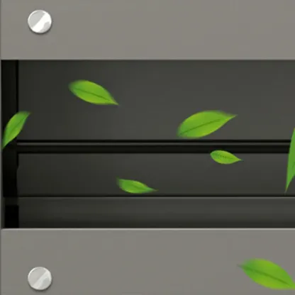 3-Tier Narrow Dark Gray Drop-Front Wood Shoe Cabinet Image - 11