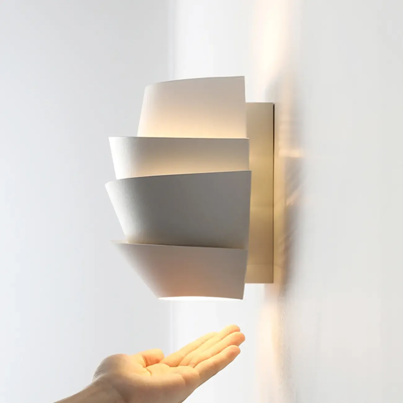Inspired 2-Light Iron White Spiral Wall Sconce Image - 8