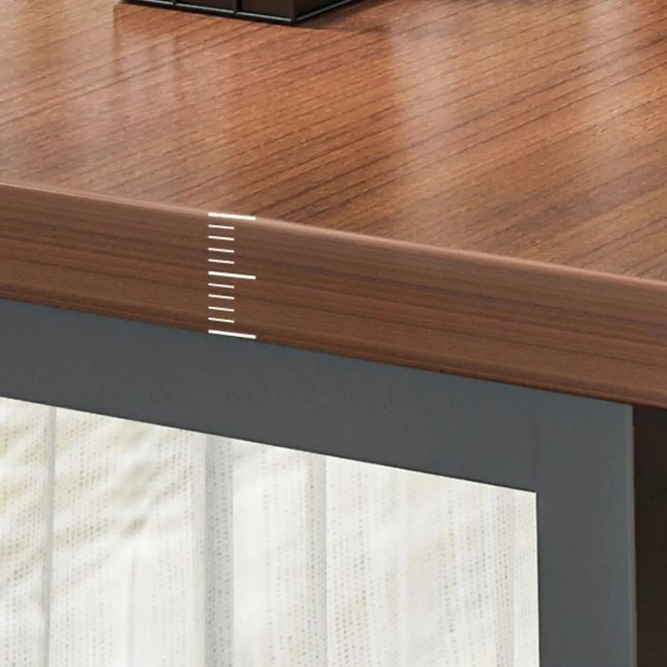 Modern Brown Wooden Metal Frame Fixed Top Bar Tables Image - 8 | homeyfad