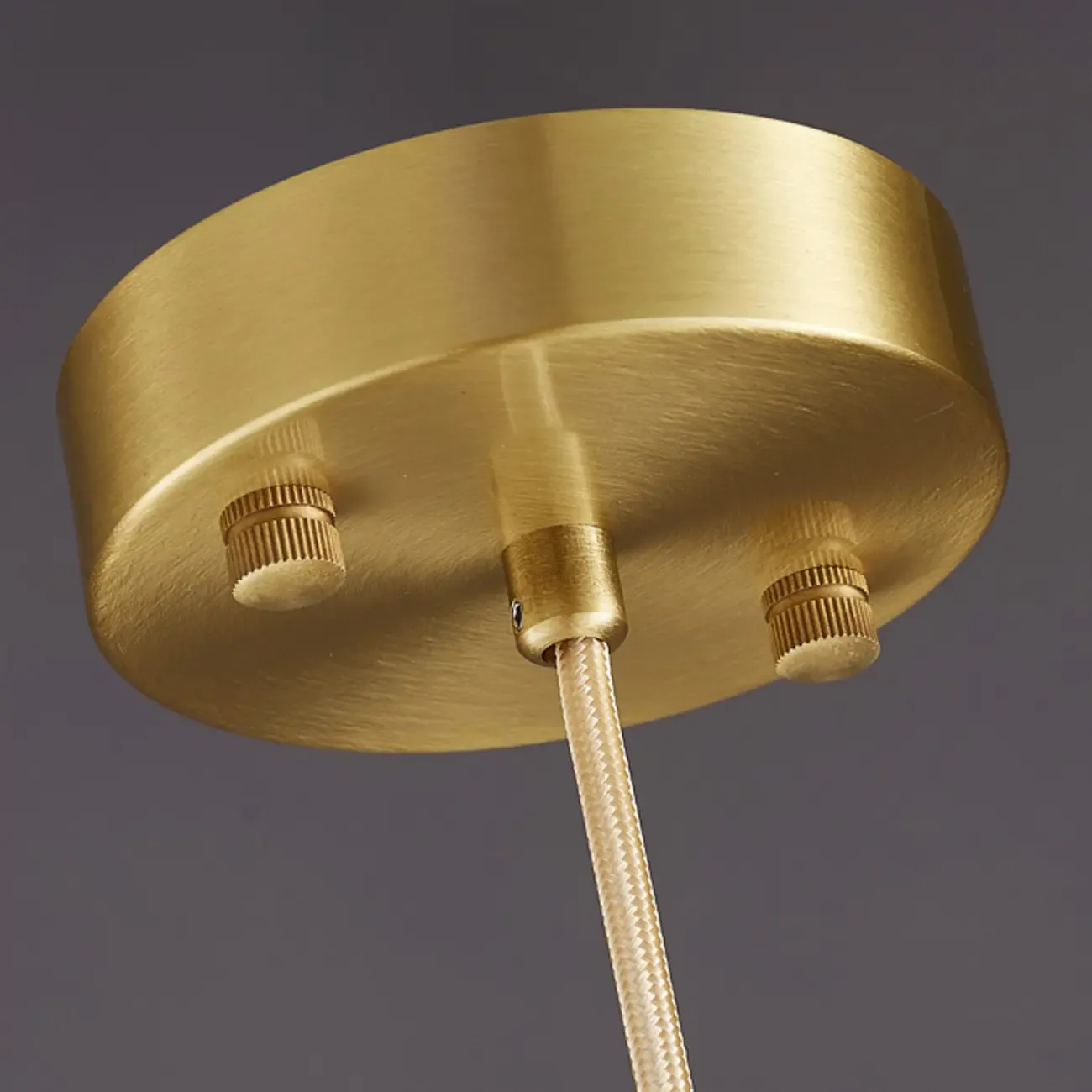 Modern Gold Metal Cylindrical Kitchen Island Pendant Light Image - 10