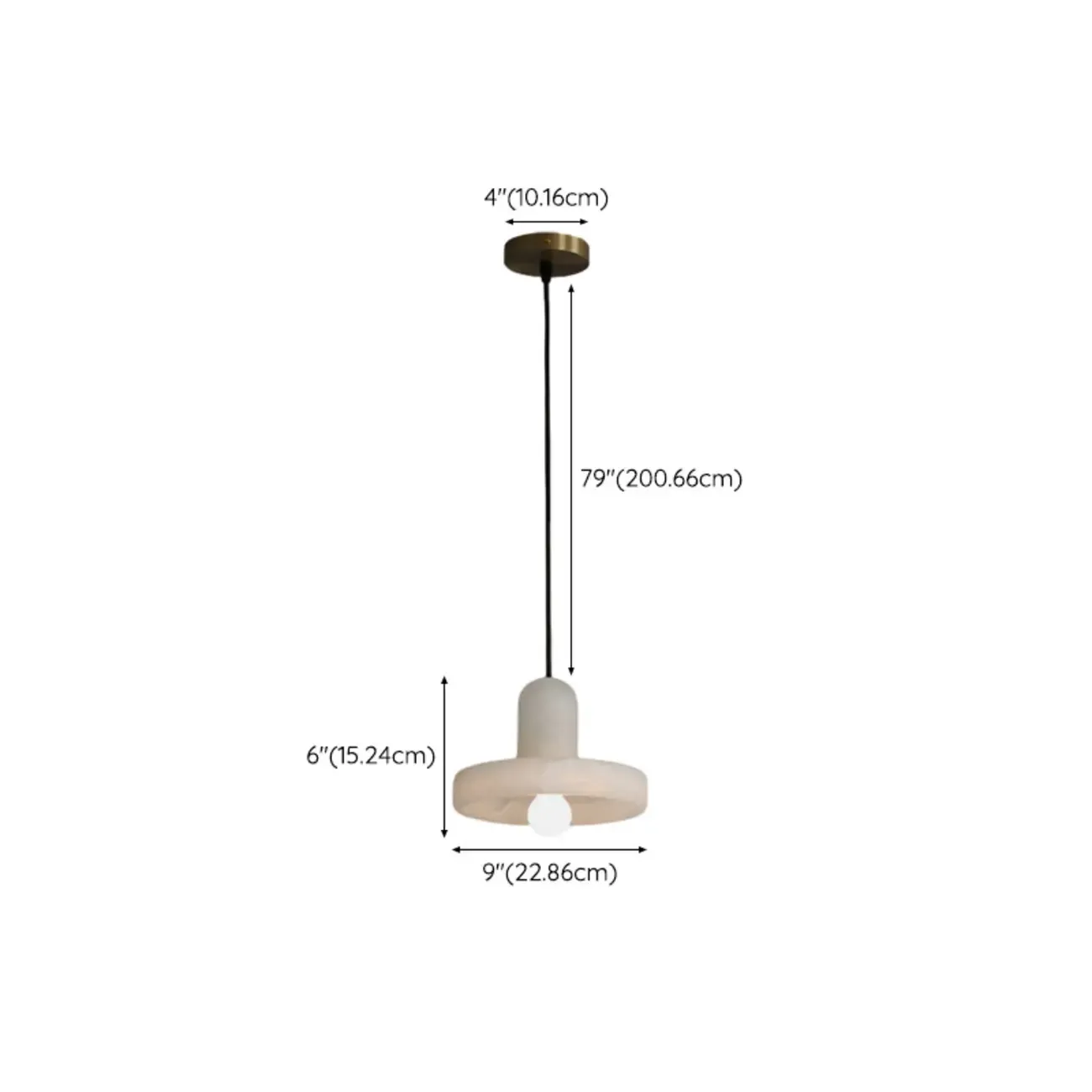 Modern Gold Metal Cylindrical Kitchen Island Pendant Light Image - 13