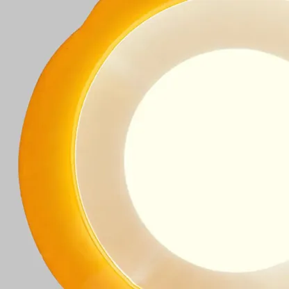 Modern Gold Glass Semi Flush Ceiling Light for Living Room Image - 14