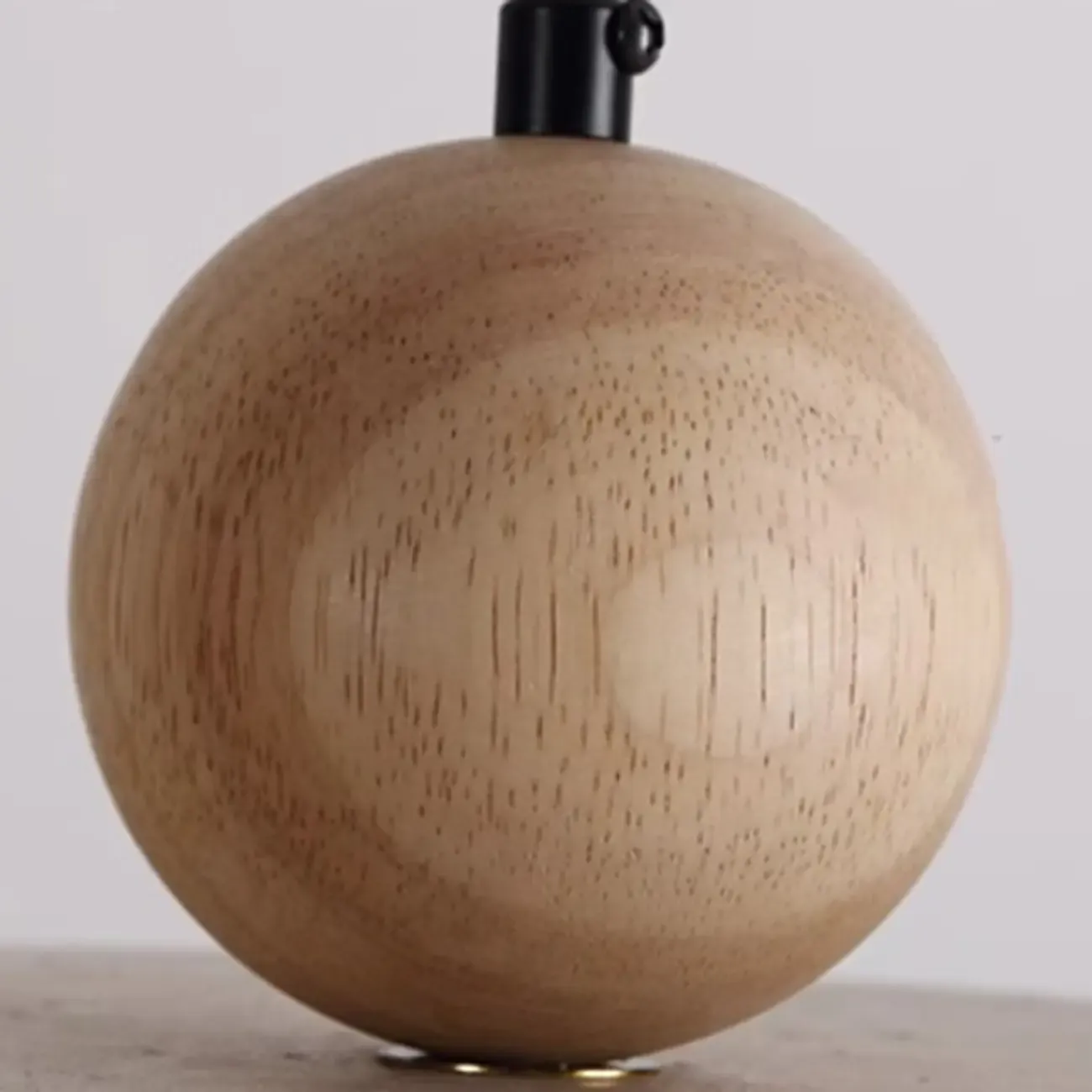 Gray Drum Stone Simplicity Adjustable Height Pendant Lighting Image - 6