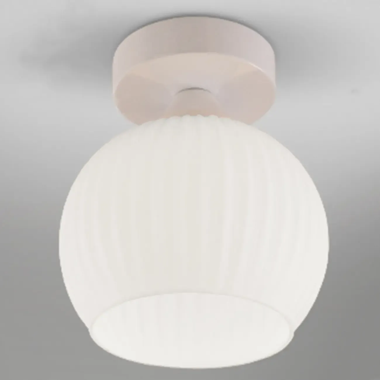 Modern Glass Semi-Flush LED Ceiling Light for Living Room | HomeyFad