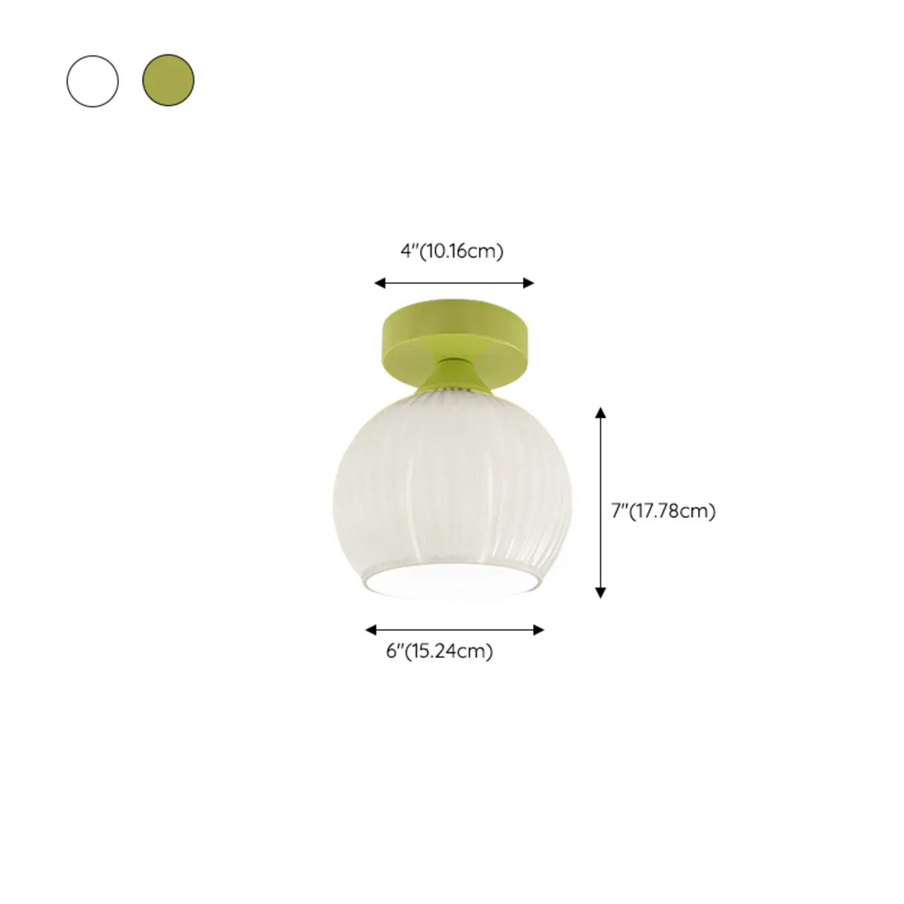 Modern Glass Semi-Flush LED Ceiling Light for Living Room Image - 19 | homeyfad