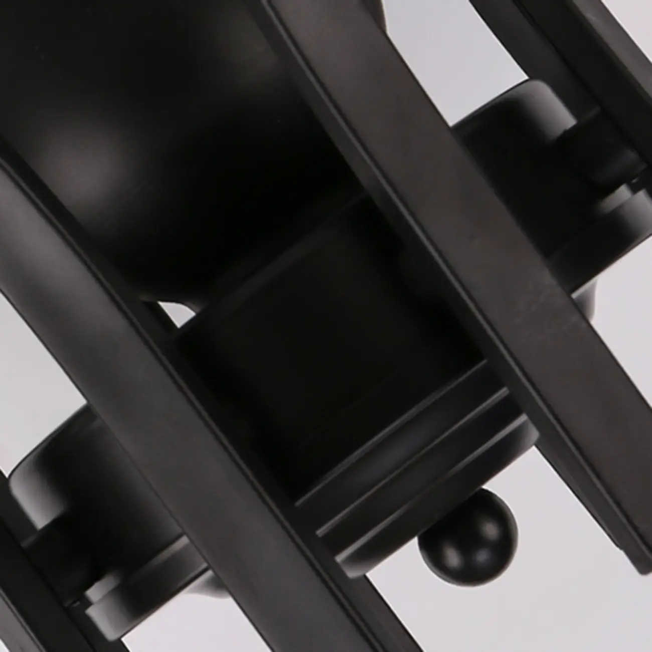 Traditional Black Cylinder Glass Semi-Flush Mount Ceiling Light | homeyfad