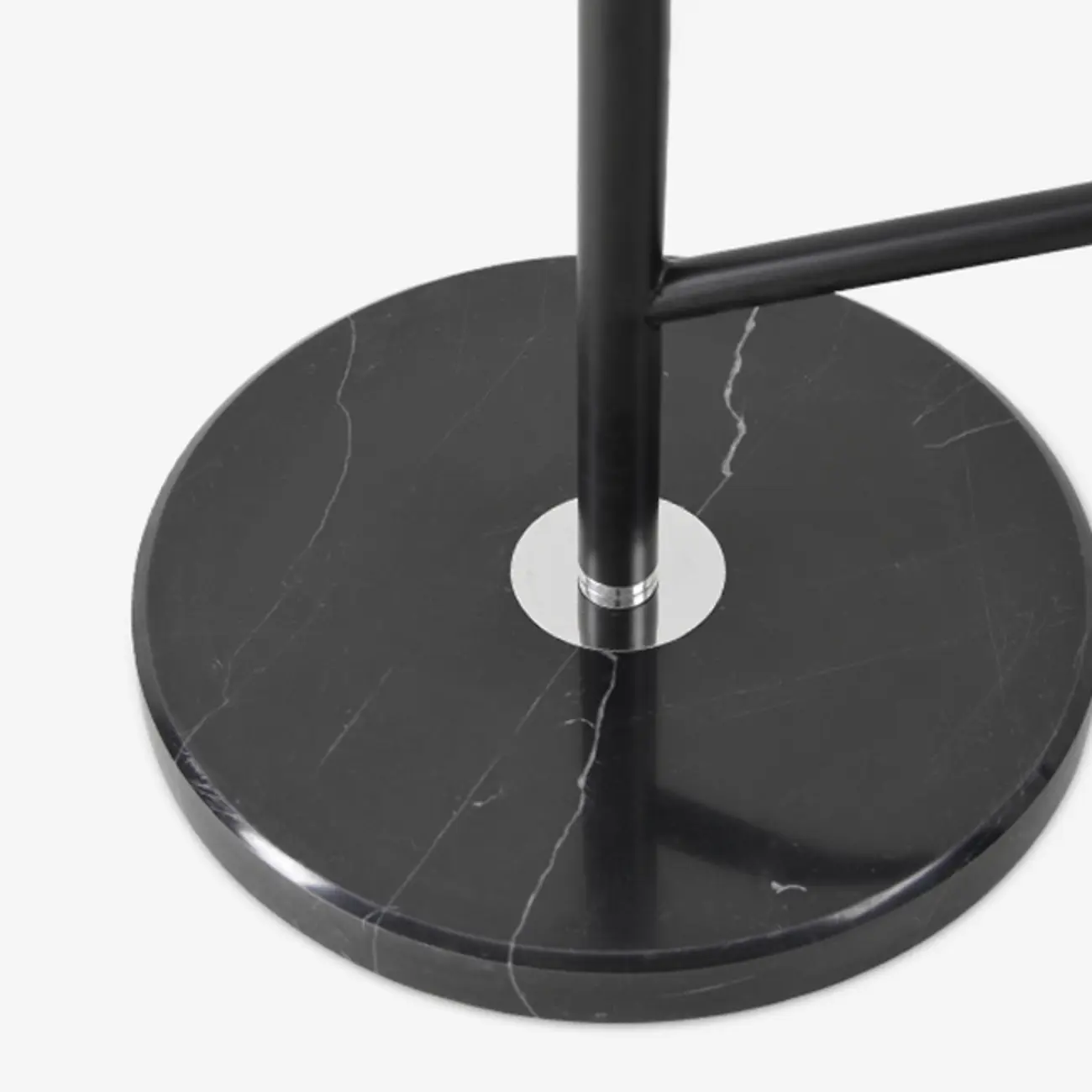 Modern Fabric Drum Shade Adjustable Arc Floor Lamp with Table | homeyfad