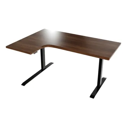 71in L-Shaped Wood Adjustable Standing Desk Image - 14