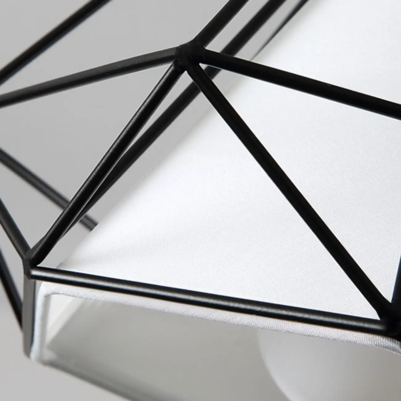 10.5" Mini Fabric Semi Flush LED Ceiling Light for Hallway | homeyfad