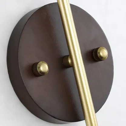 Modern Wood and Glass Wall Sconce for Indoor Decor Image - 8