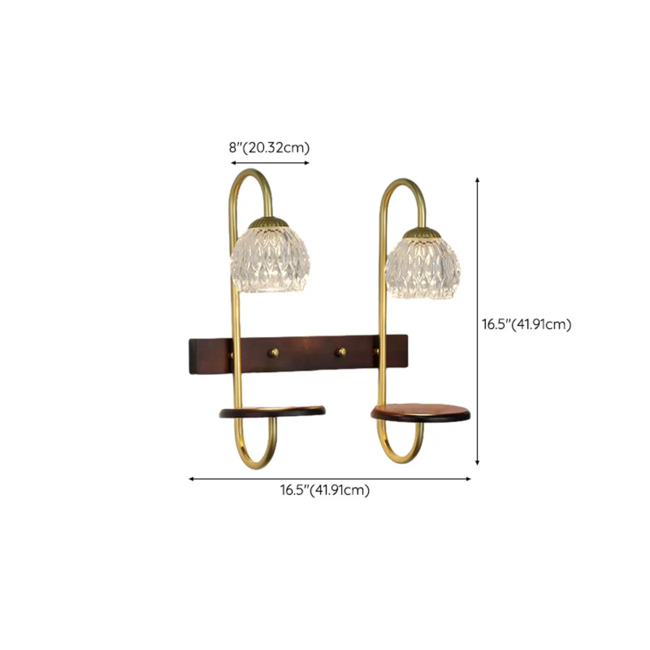 Modern Wood and Glass Wall Sconce for Indoor Decor Image - 14 | homeyfad