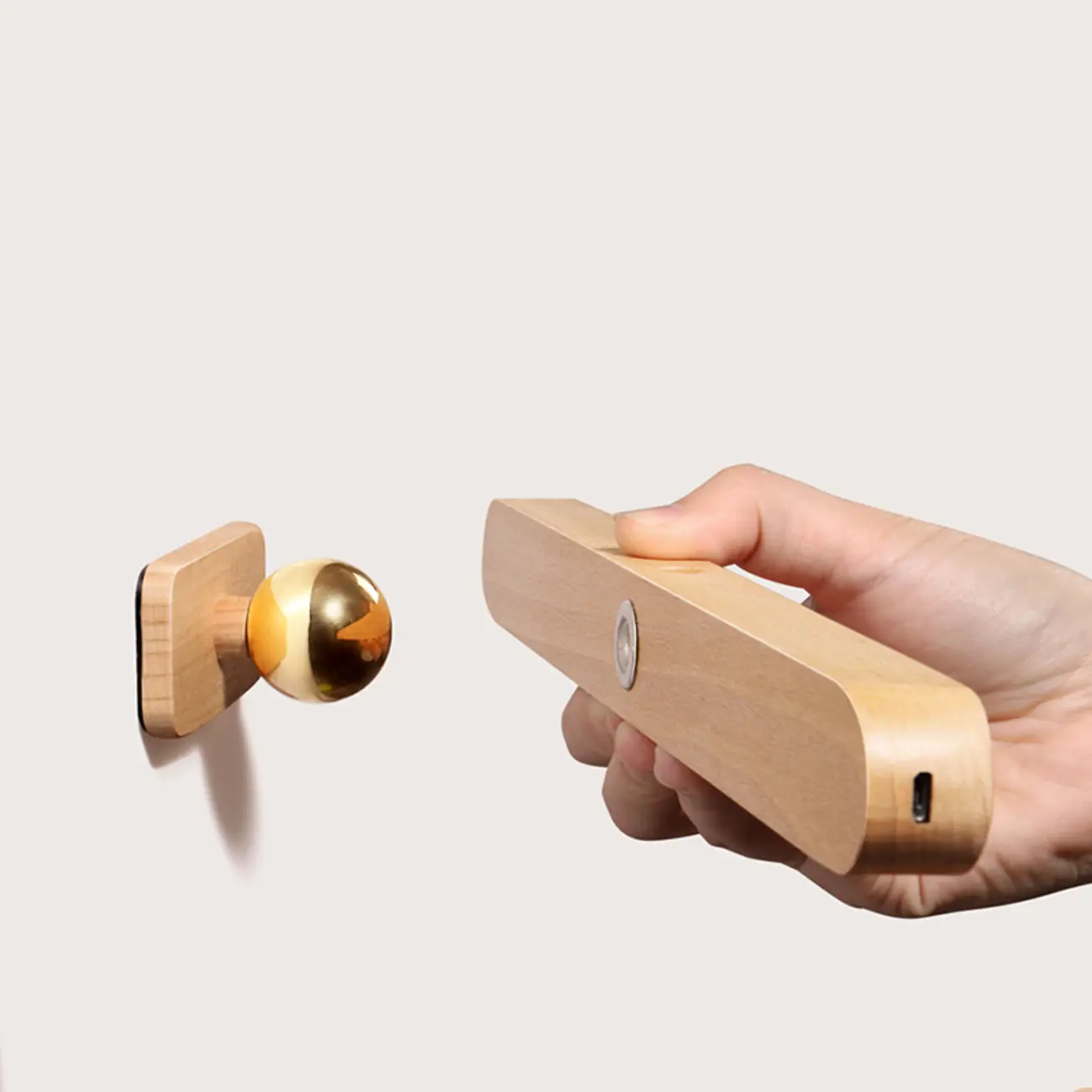 Minimalist Natural Wood Straight LED Vanity Light Image - 8 | homeyfad