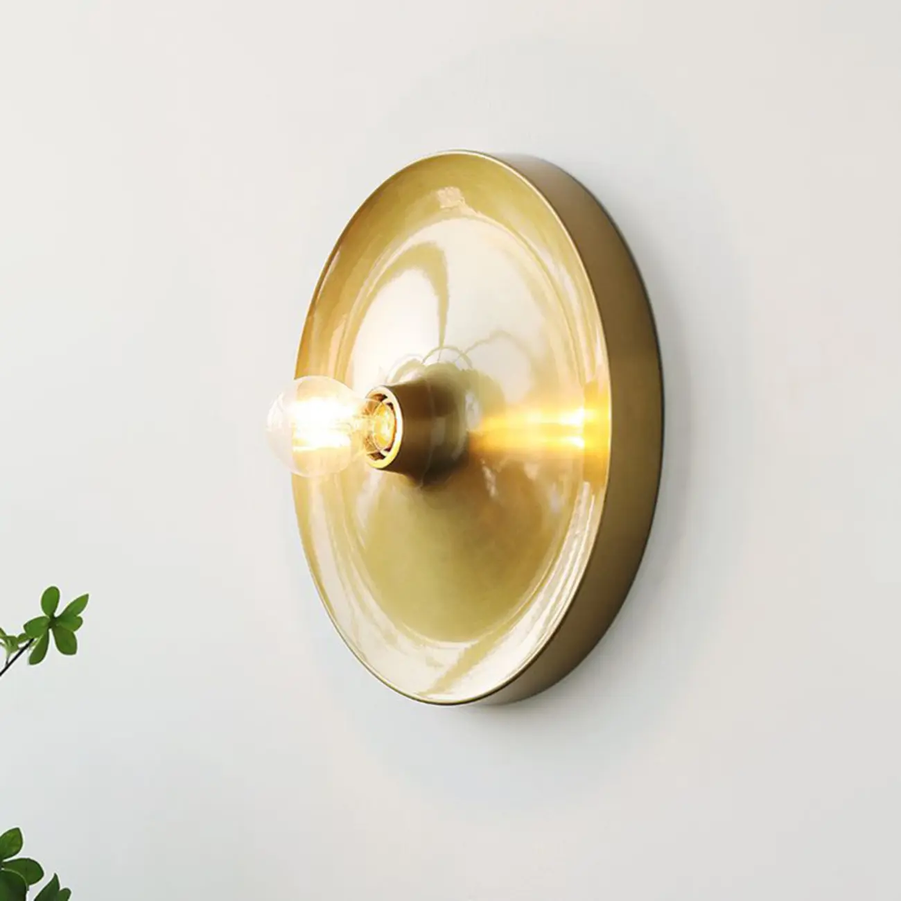 Modish Metallic Multi-Color Round Shadeless Wall Sconce Image - 2 | homeyfad