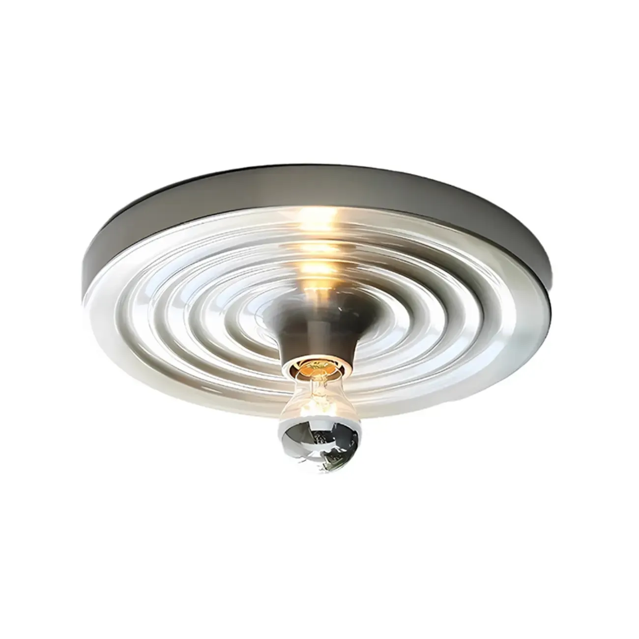 Modish Metallic Multi-Color Round Shadeless Wall Sconce Image - 5