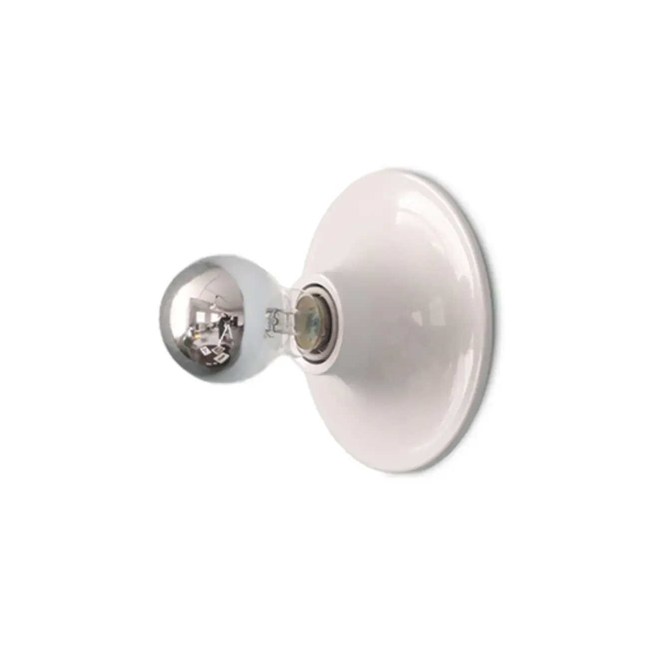 Modish Metallic Multi-Color Round Shadeless Wall Sconce Image - 6