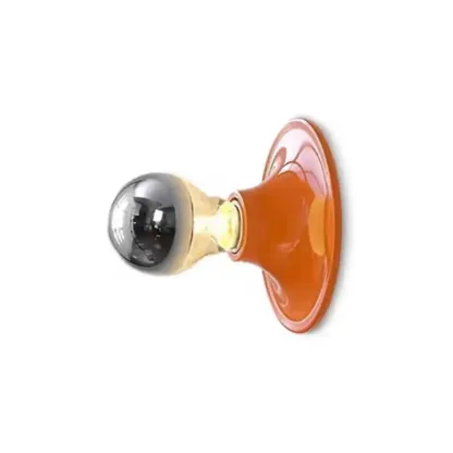 Modish Metallic Multi-Color Round Shadeless Wall Sconce Image - 8