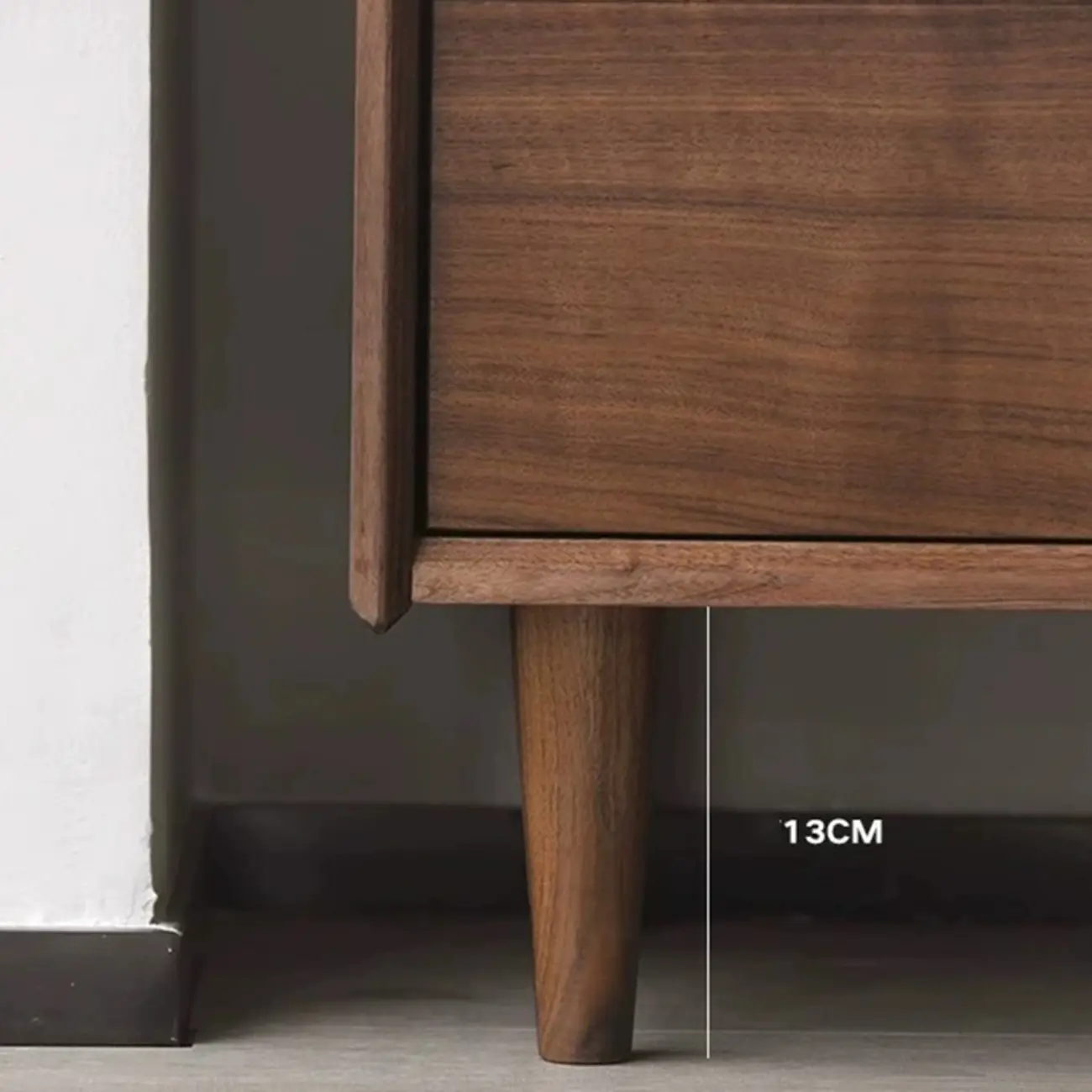 Rustic Brown Wood Flip-Up Glass Storage Cabinet with Drawers Image - 8 | homeyfad