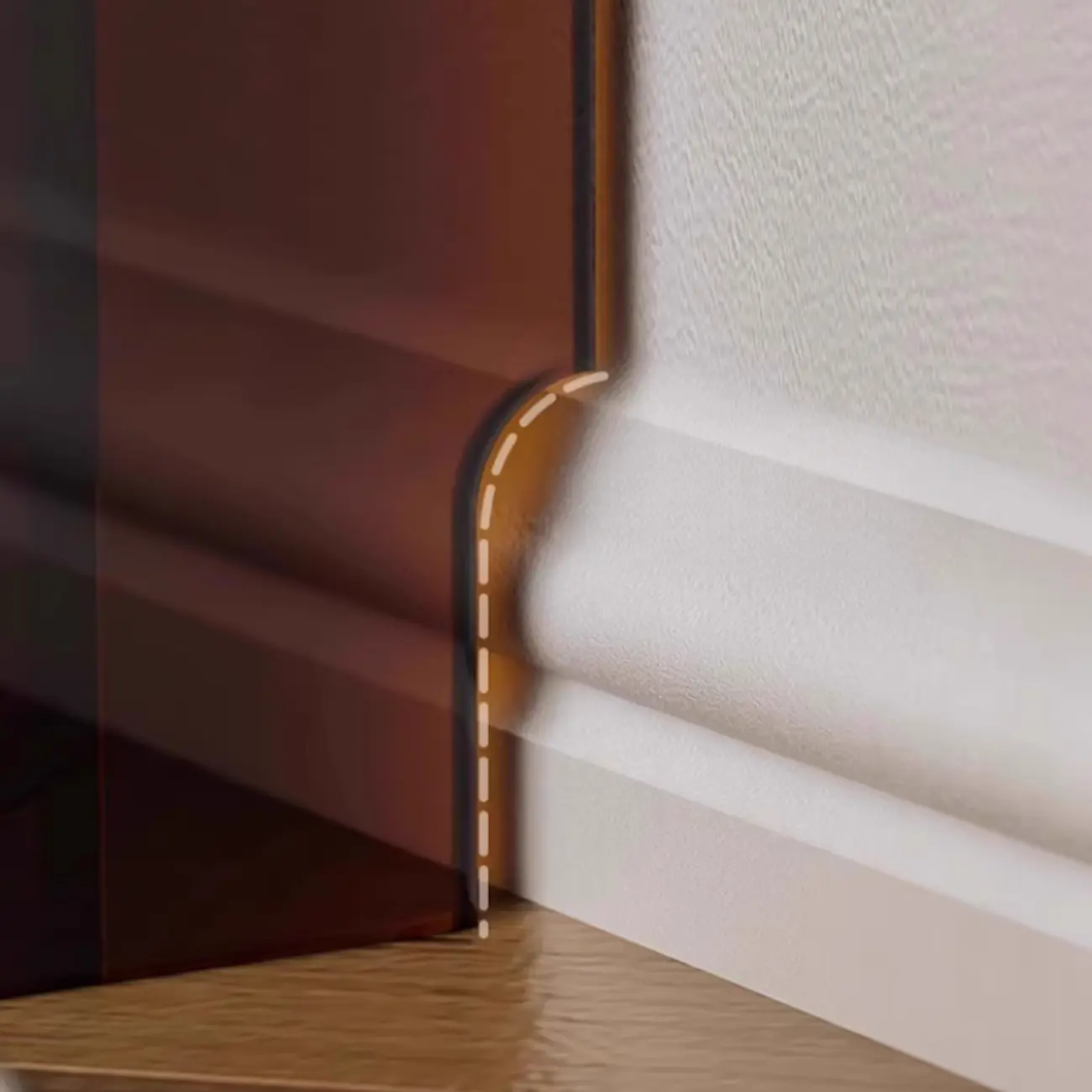 Narrow 4-Tier Black Acrylic Ladder Bookcase Image - 9 | homeyfad