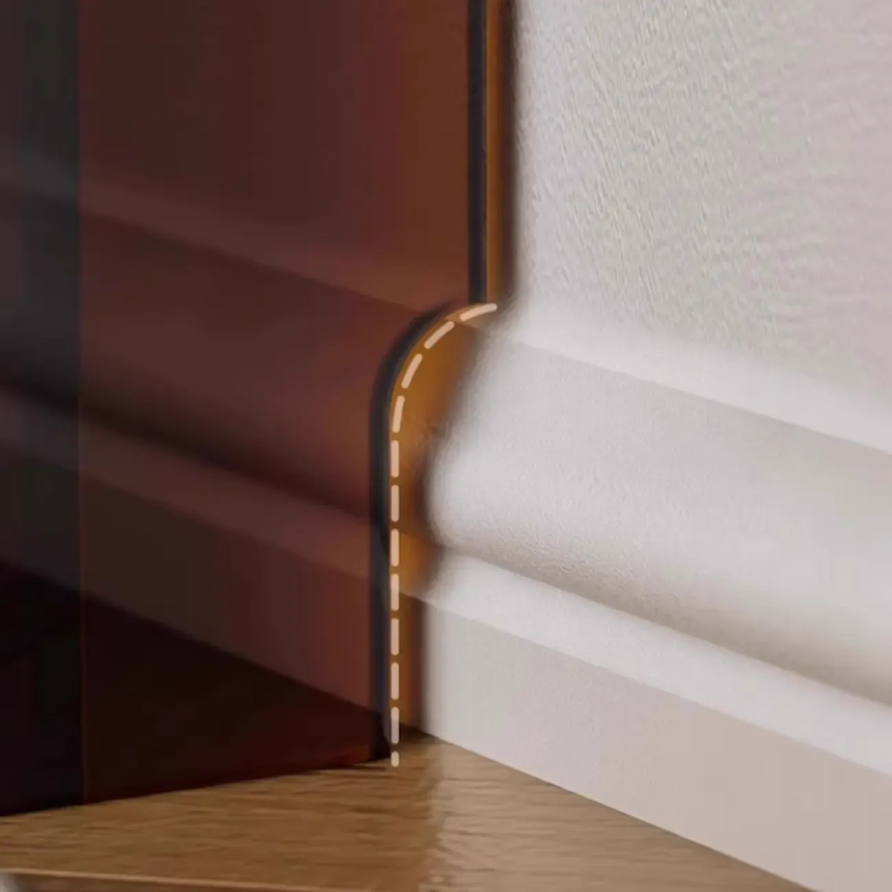 Narrow 4-Tier Black Acrylic Ladder Bookcase Image - 9