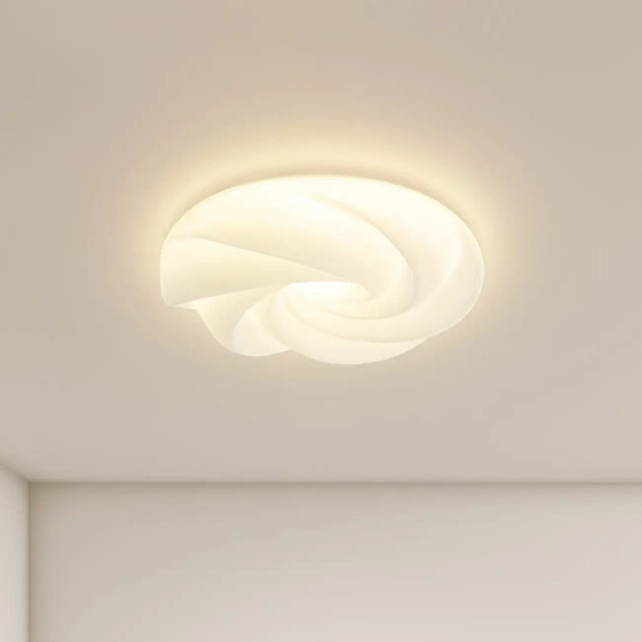 Modern LED Flush Ceiling Light for Living Room Elegance Image - 5