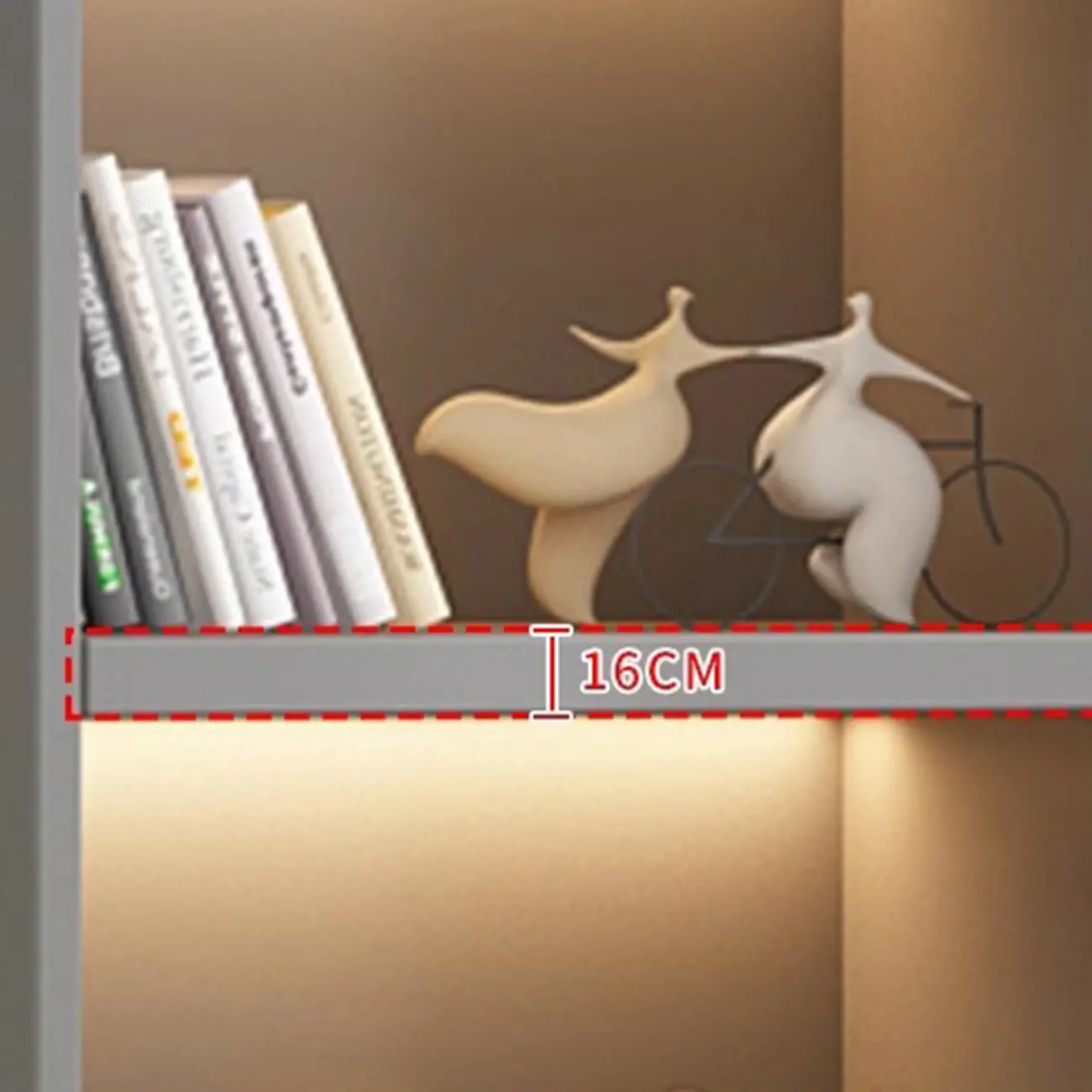 Simple Modern Gray Clear Cover Wooden Display Cabinet Image - 14 | homeyfad