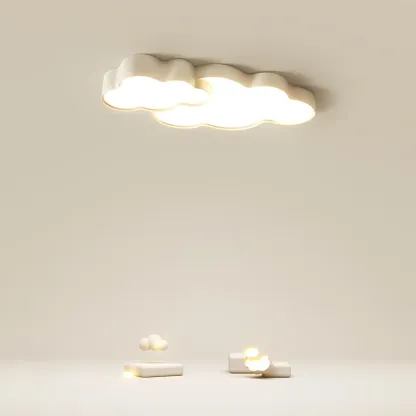 21.5"W Dimmable Cloud LED Ceiling Light for Bedroom Ambiance