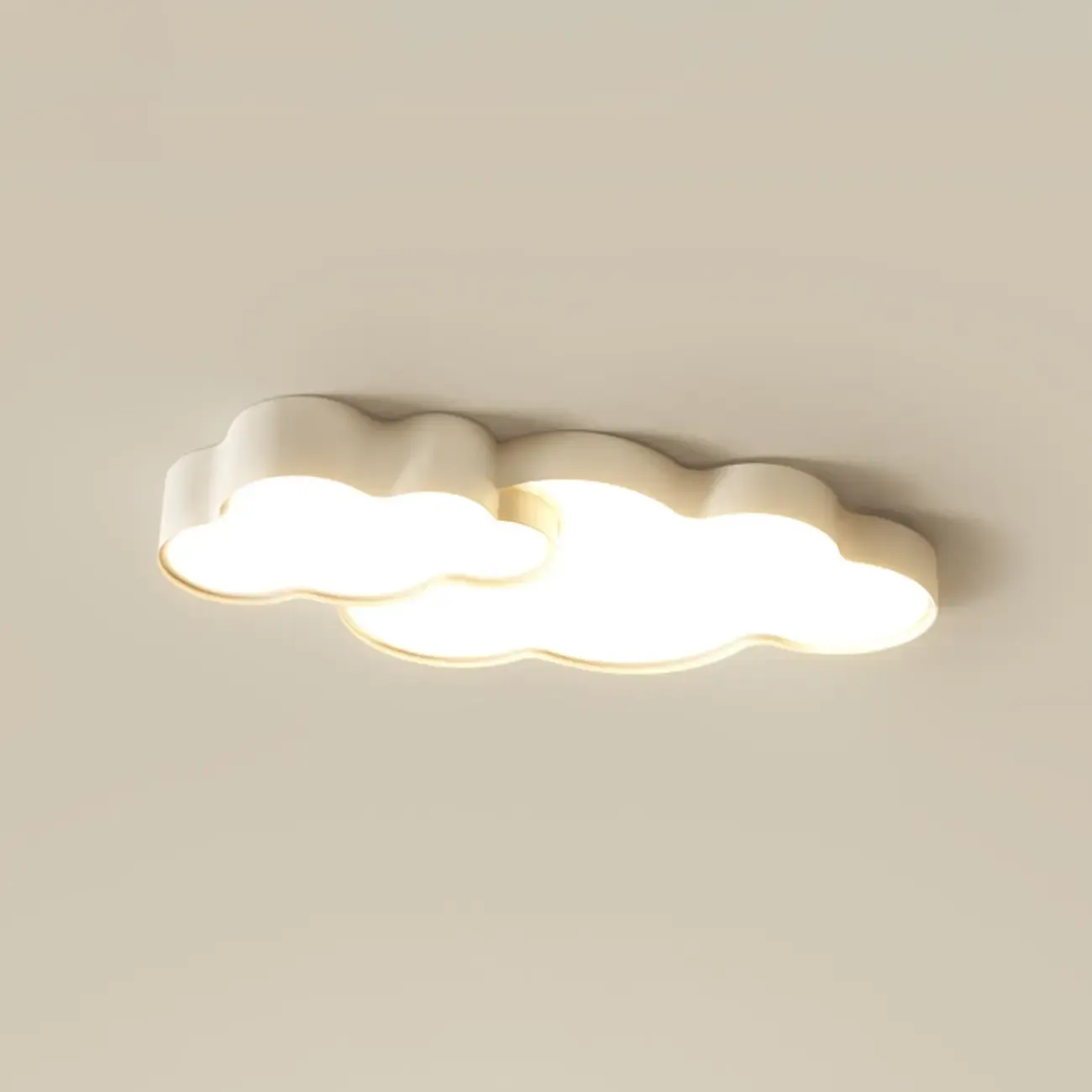 21.5"W Dimmable Cloud LED Ceiling Light for Bedroom Ambiance | HomeyFad