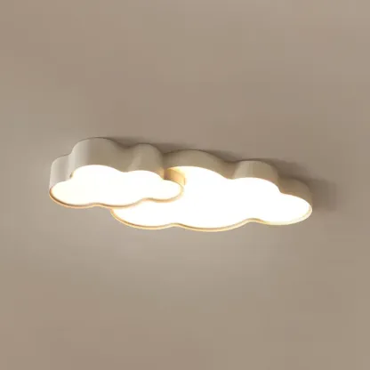 21.5"W Dimmable Cloud LED Ceiling Light for Bedroom Ambiance