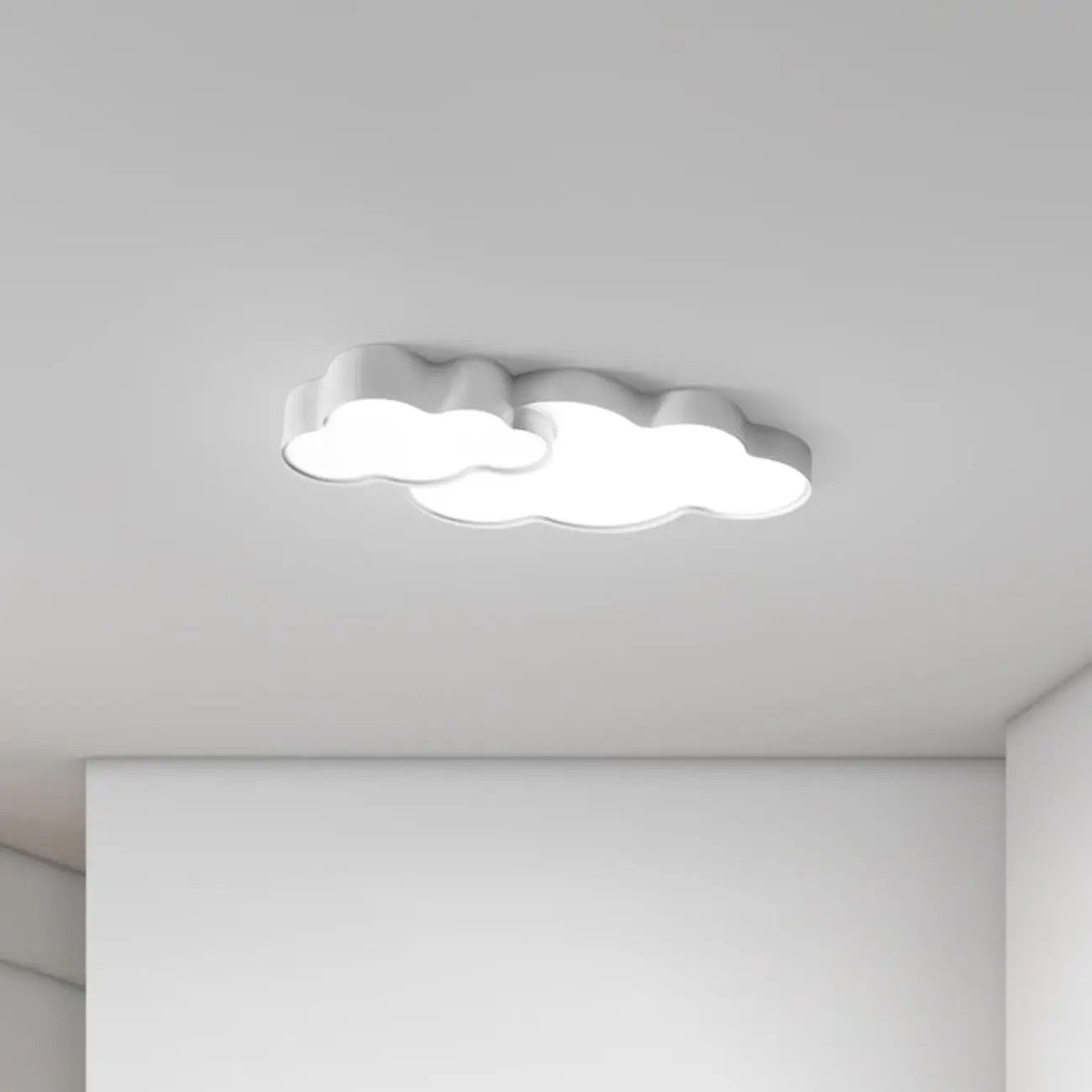 21.5"W Dimmable Cloud LED Ceiling Light for Bedroom Ambiance | homeyfad