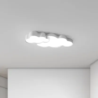21.5"W Dimmable Cloud LED Ceiling Light for Bedroom Ambiance