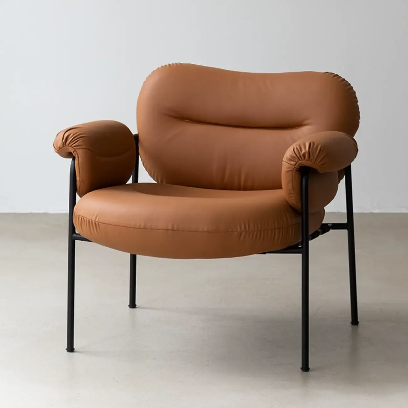 Contemporary Fabric Accent Chair with Tufting for Living Room Image - 13