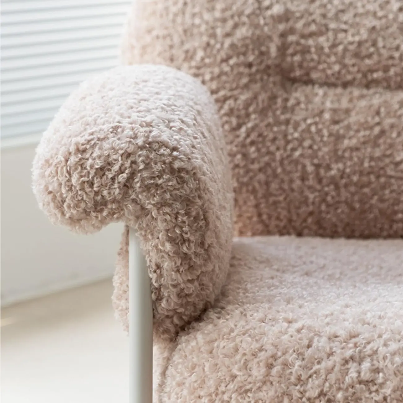 Contemporary Fabric Accent Chair with Tufting for Living Room Image - 15 | homeyfad