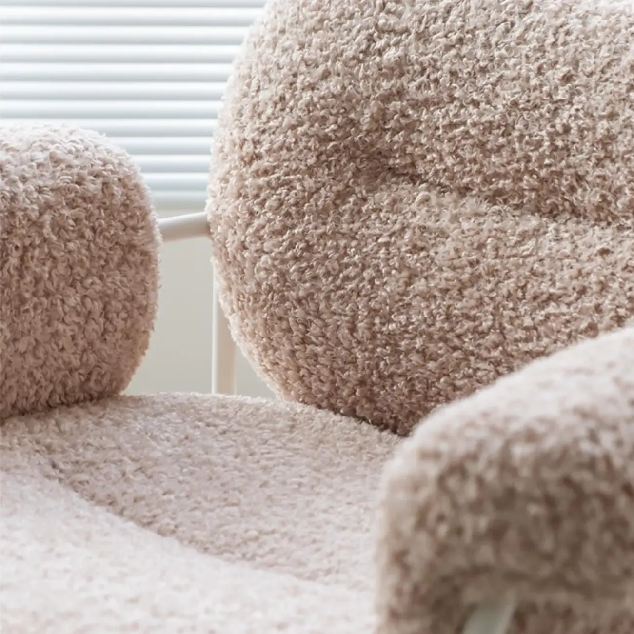 Contemporary Fabric Accent Chair with Tufting for Living Room Image - 16